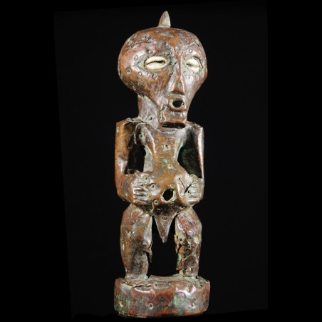 Fetiche Nkishi Cuivre rouge - Songye