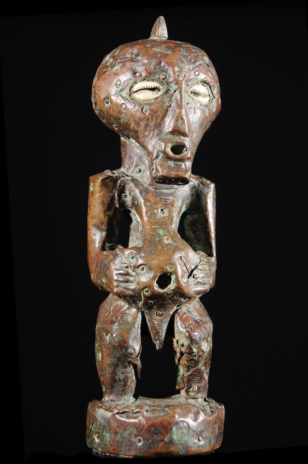 Fetiche Nkishi Cuivre rouge - Songye