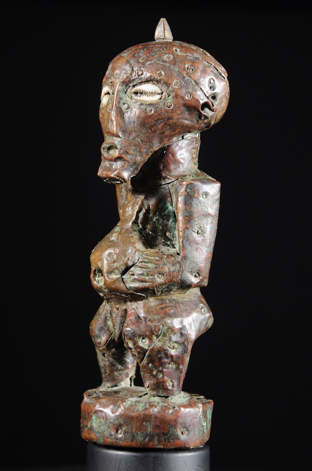 Fetiche Nkishi Cuivre rouge - Songye