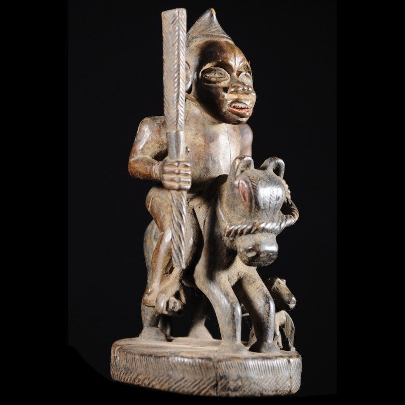 Cavalier et son cheval - Kongo Vili - RDC Zaire
