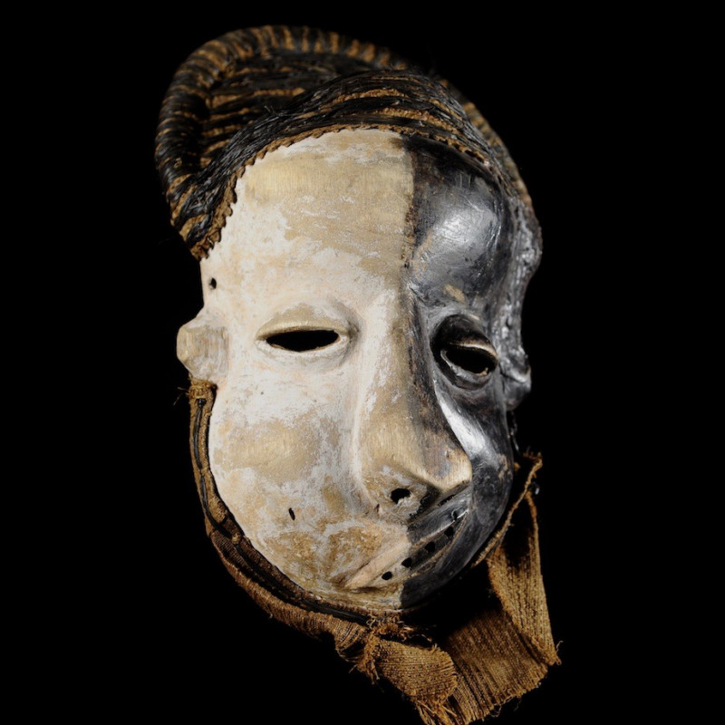 Masque Mbangu / Mpangu de maladie - Pende - RDC Zaire