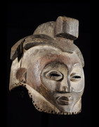 Masque initiatique Mukanda Kakungu - Suku - RDC Zaire