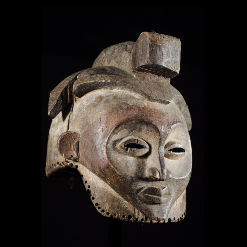 Masque initiatique Mukanda Kakungu - Suku - RDC Zaire