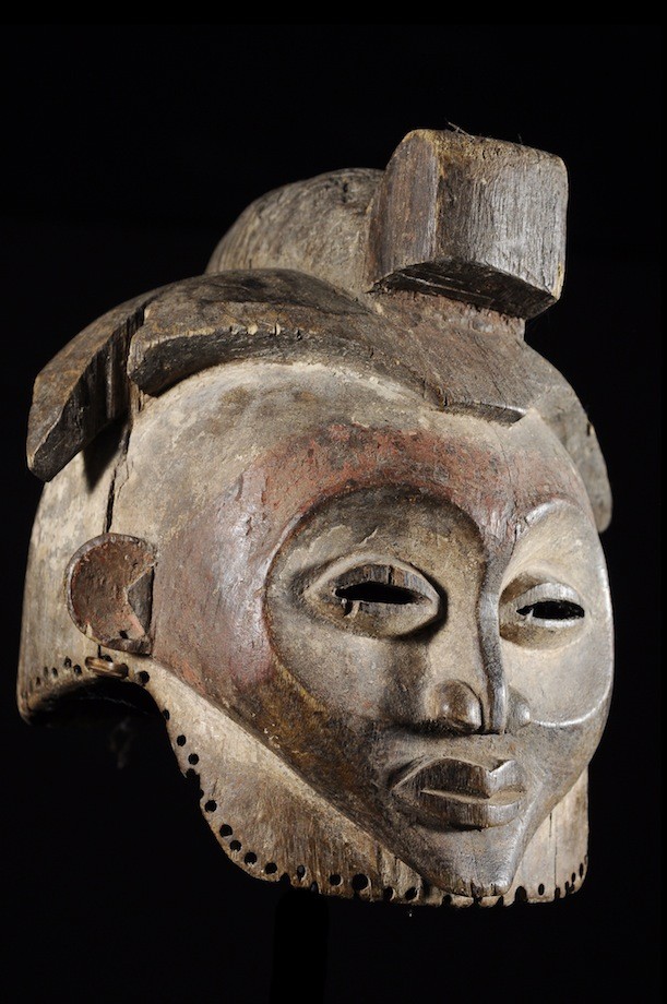 Masque initiatique Mukanda Kakungu - Suku - RDC Zaire