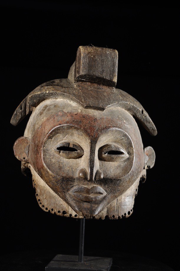 Masque initiatique Mukanda Kakungu - Suku - RDC Zaire
