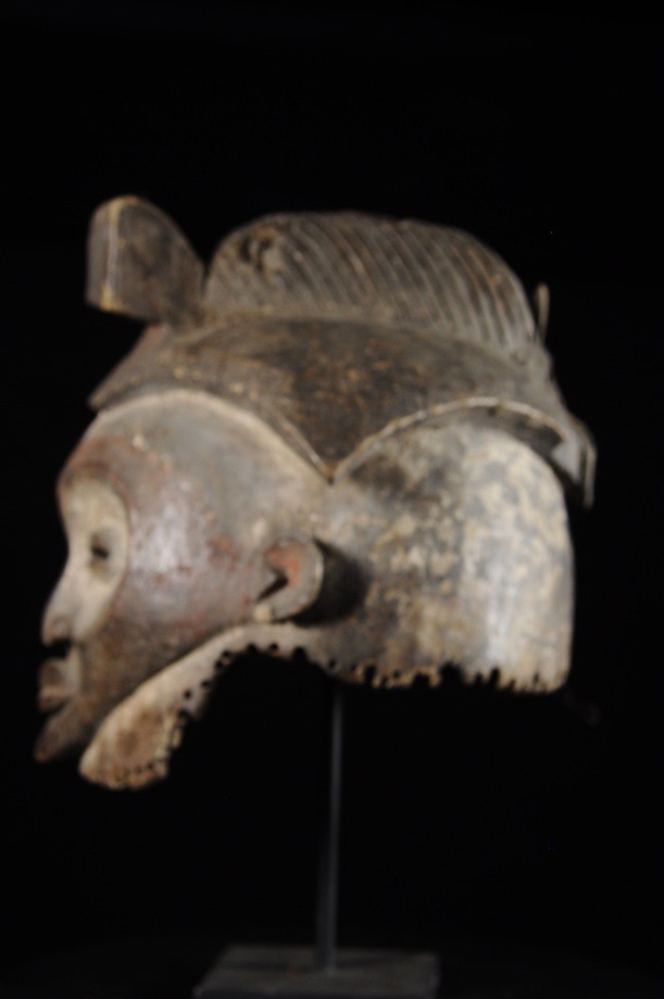 Masque initiatique Mukanda Kakungu - Suku - RDC Zaire