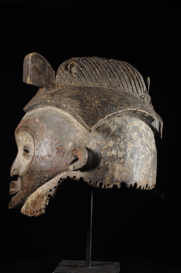 Masque initiatique Mukanda Kakungu - Suku - RDC Zaire