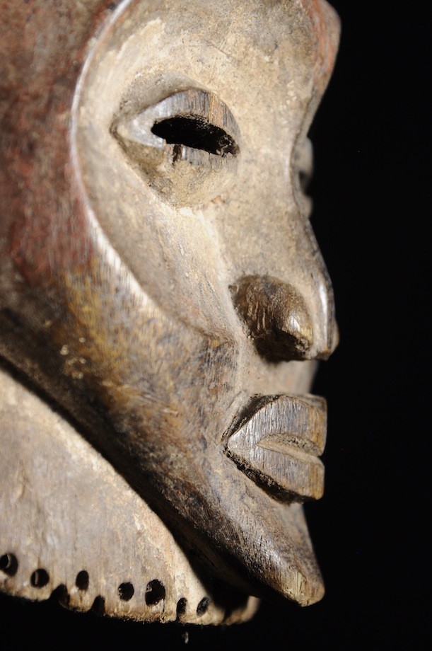 Masque initiatique Mukanda Kakungu - Suku - RDC Zaire