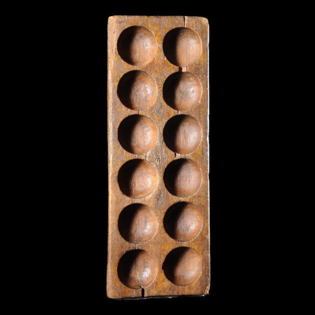 Jeu Awale en bois ancien - Lobi - Burkina Faso