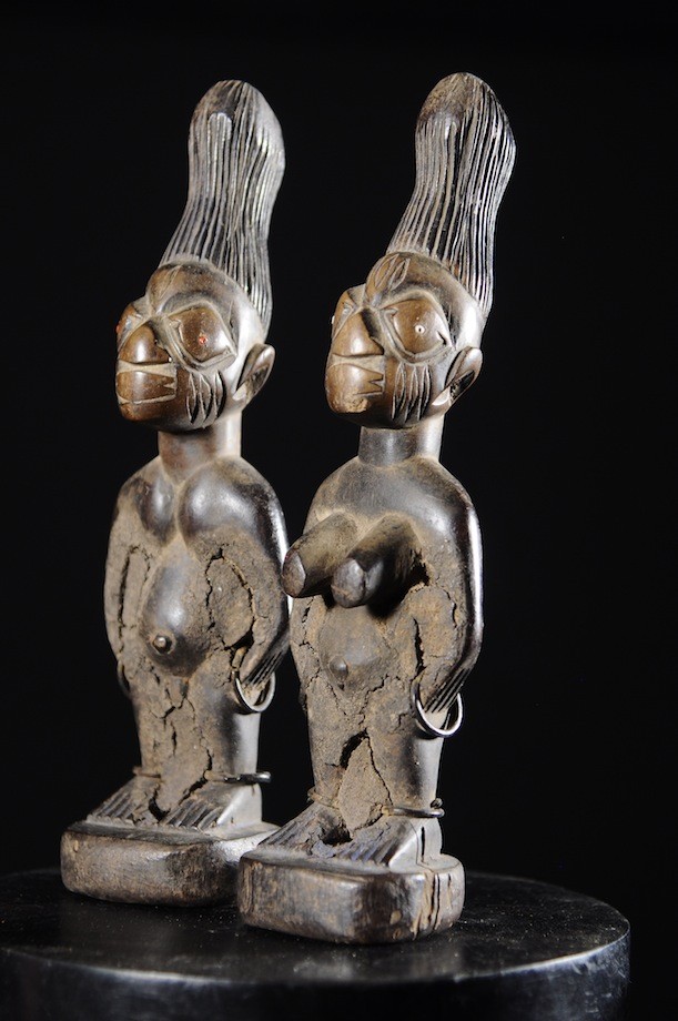 Couple de Jumeaux Ibedji ou Ibeji - Yoruba - Nigeria