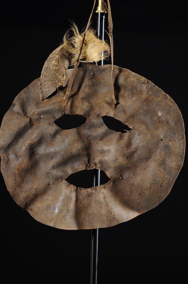 Masque initiatique Marmo en cuir - Kwafi - Tanzanie