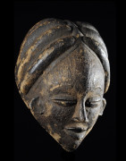 Masque Mukuyi Okuyi Noir - Punu / Lumbu - Gabon