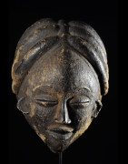 Masque Mukuyi Okuyi Noir - Punu / Lumbu - Gabon