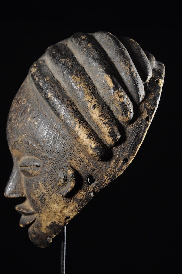 Masque Mukuyi Okuyi Noir - Punu / Lumbu - Gabon