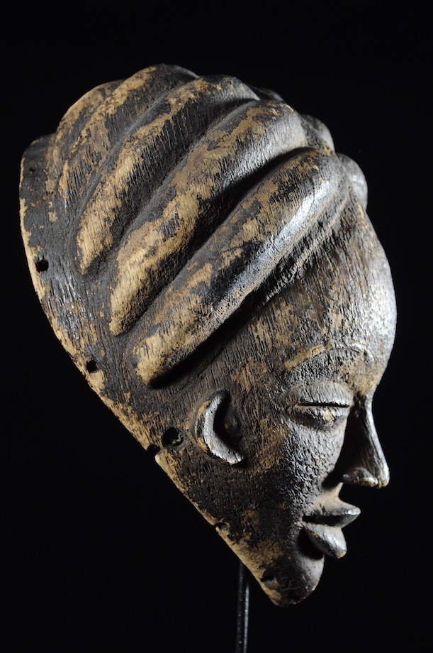 Masque Mukuyi Okuyi Noir - Punu / Lumbu - Gabon