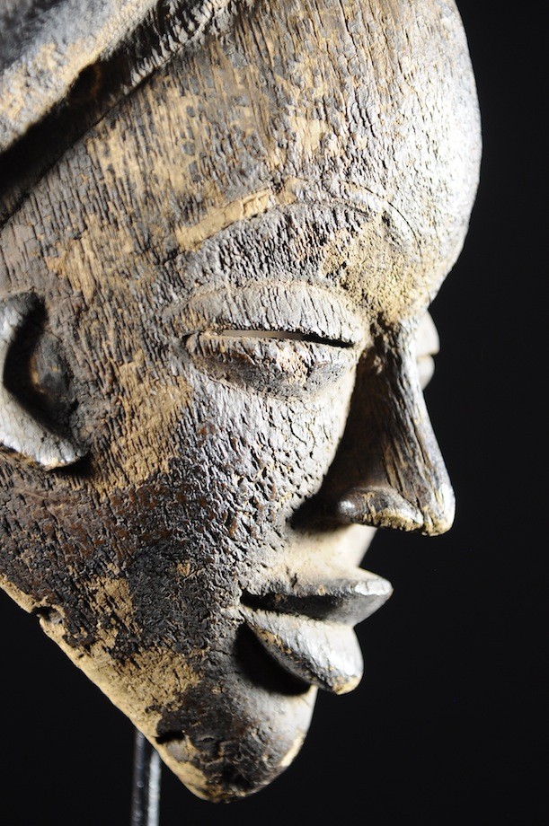 Masque Mukuyi Okuyi Noir - Punu / Lumbu - Gabon