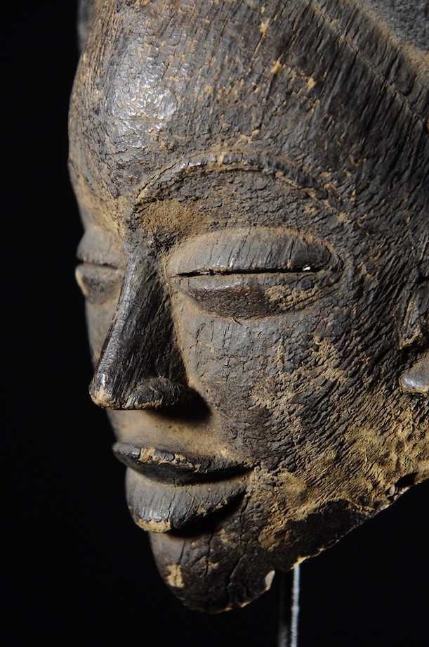 Masque Mukuyi Okuyi Noir - Punu / Lumbu - Gabon