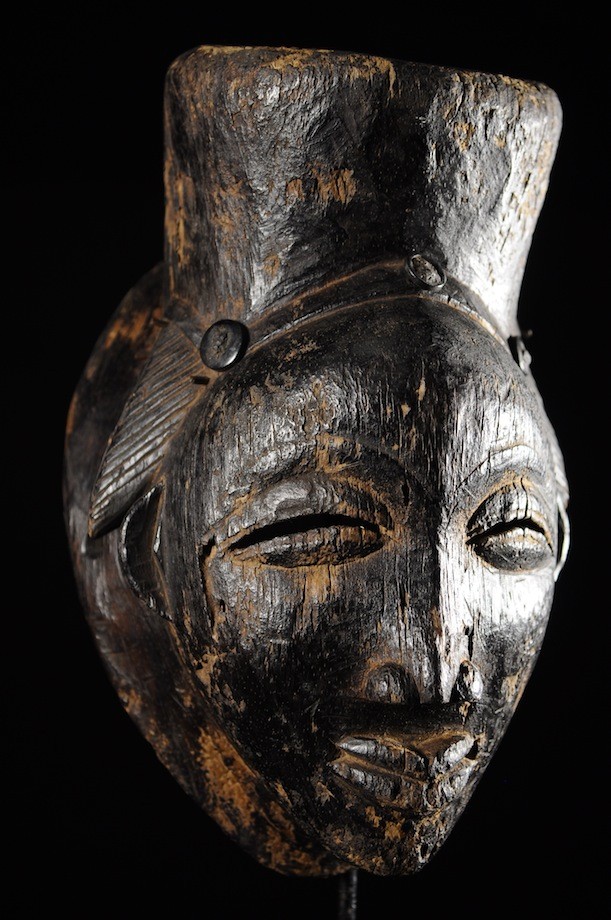 Masque noir de justice Ikwara - Pounou - Gabon