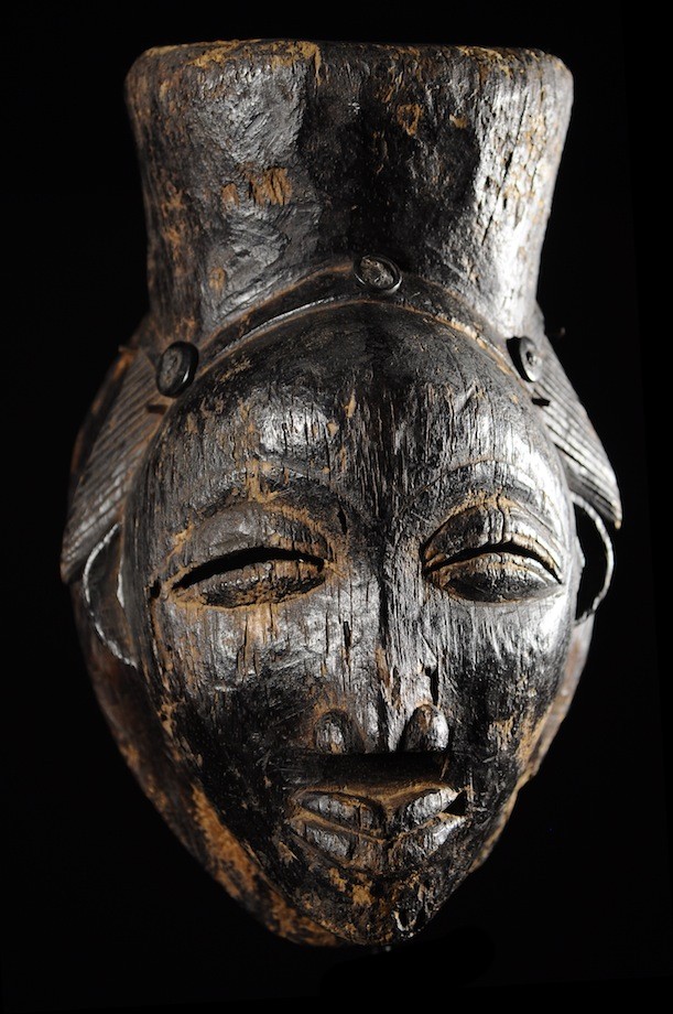 Masque noir de justice Ikwara - Pounou - Gabon
