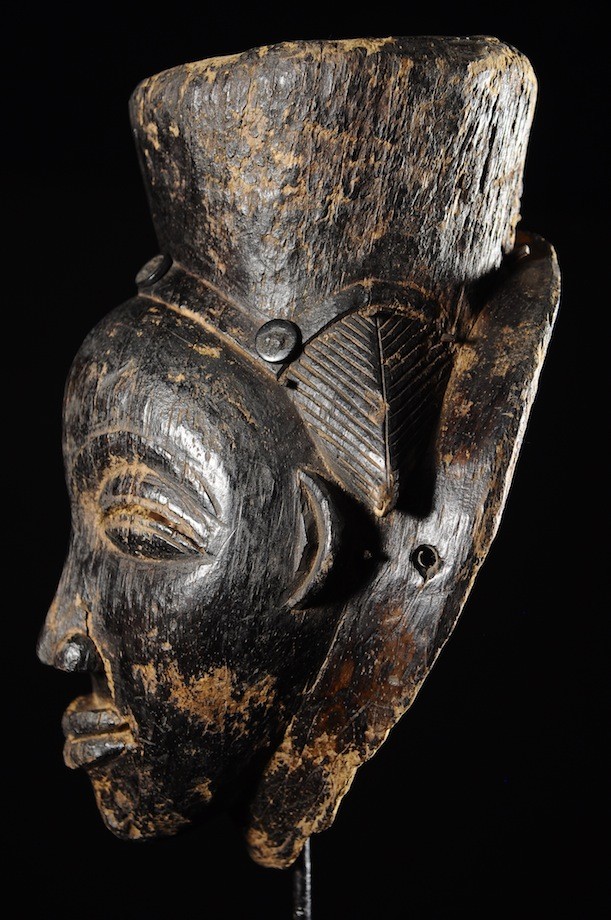 Masque noir de justice Ikwara - Pounou - Gabon