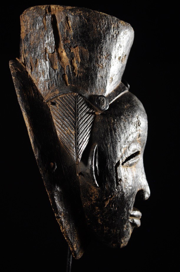 Masque noir de justice Ikwara - Pounou - Gabon