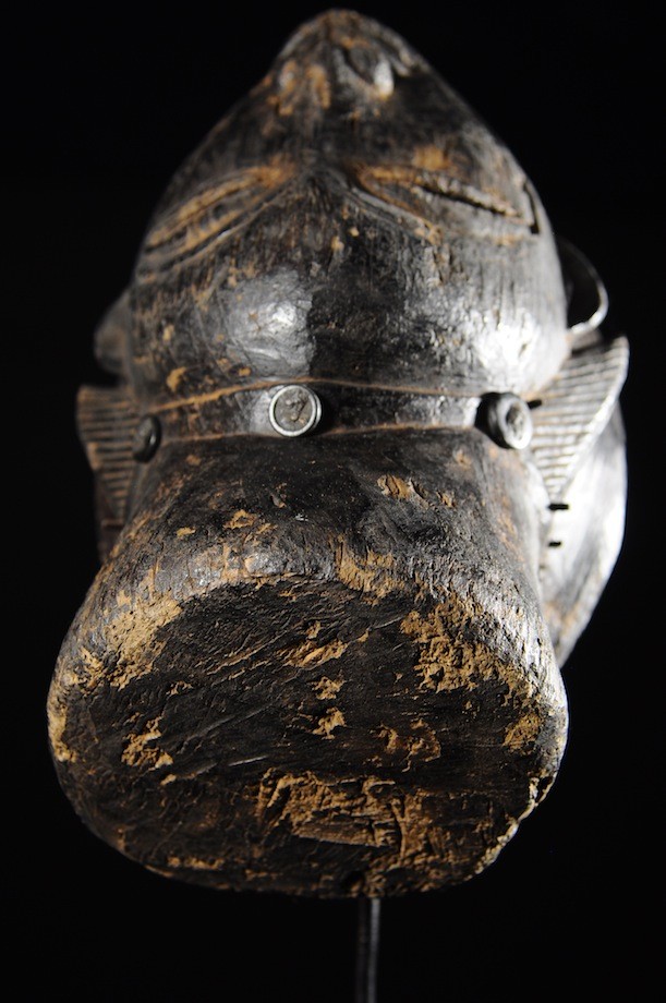Masque noir de justice Ikwara - Pounou - Gabon