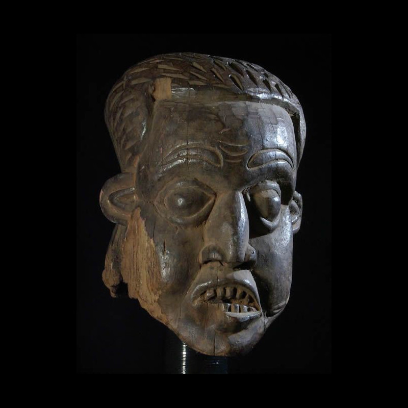 Masque casque Ngoin - Bamoun - Cameroun - Masques africains