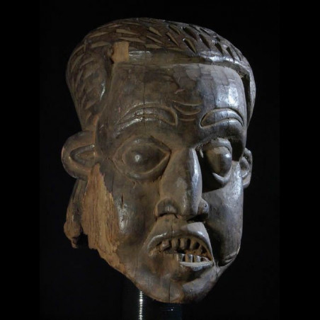 Masque casque Ngoin - Bamoun - Cameroun - Masques africains