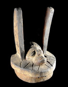 Masque Gelede bois polychrome - Yoruba - Nigeria