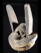 Masque Gelede bois polychrome - Yoruba - Nigeria