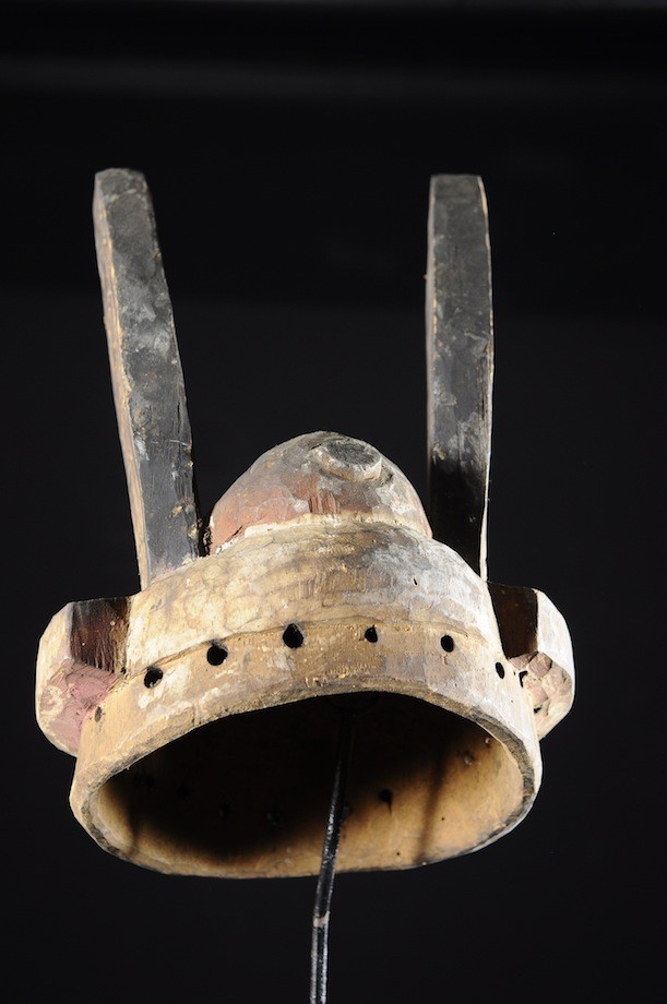 Masque Gelede bois polychrome - Yoruba - Nigeria