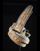 Masque Gelede bois polychrome - Yoruba - Nigeria