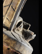 Masque Gelede bois polychrome - Yoruba - Nigeria
