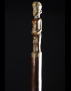 Canne de notable en bois sculpté - Tabwa - Angola - Objets de regalia