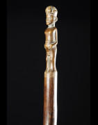 Canne de notable en bois sculpté - Tabwa - Angola - Objets de regalia