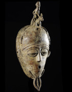 Masque en alliage de metal - Baoule - Cote Ivoire