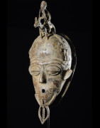 Masque en alliage de metal - Baoule - Cote Ivoire