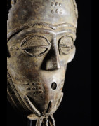 Masque en alliage de metal - Baoule - Cote Ivoire