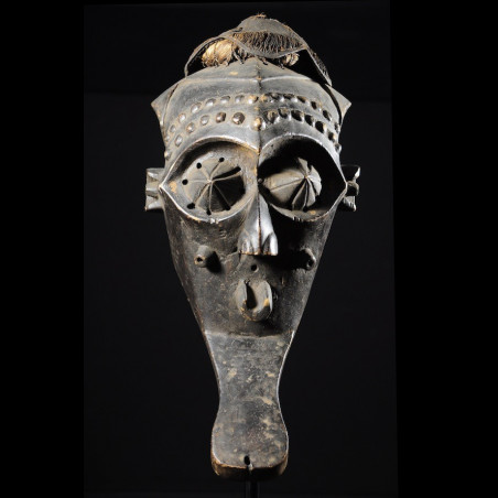 Masque Funeraire Inhuba Kabongo - Kuba / Kete - RDC Zaire