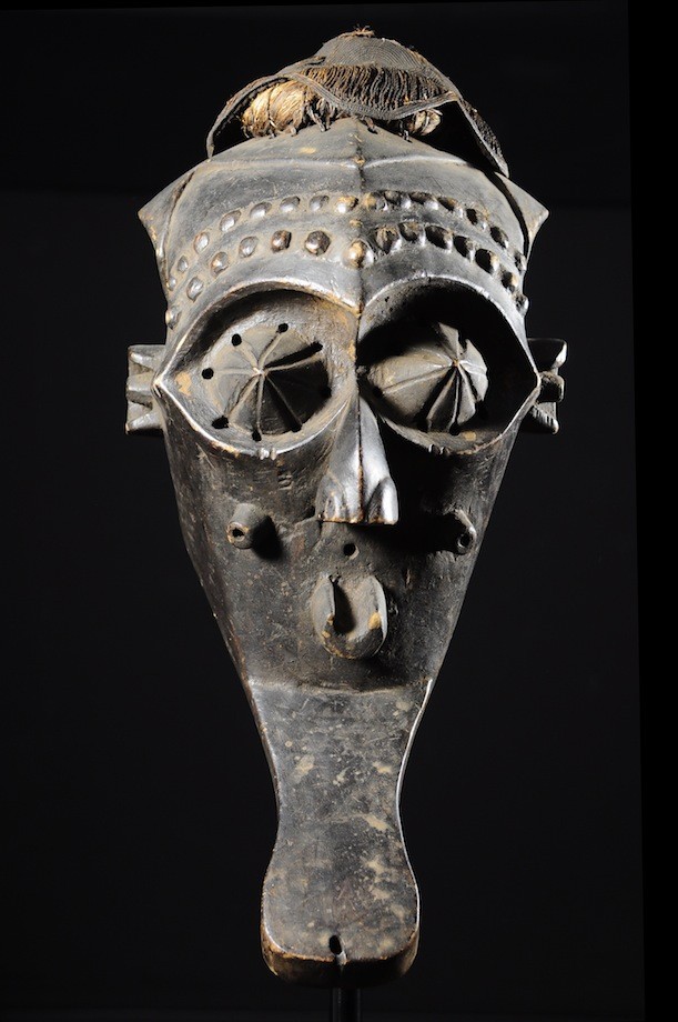 Masque Funeraire Inhuba Kabongo - Kuba / Kete - RDC Zaire
