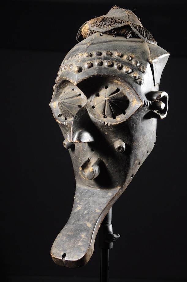 Masque Funeraire Inhuba Kabongo - Kuba / Kete - RDC Zaire