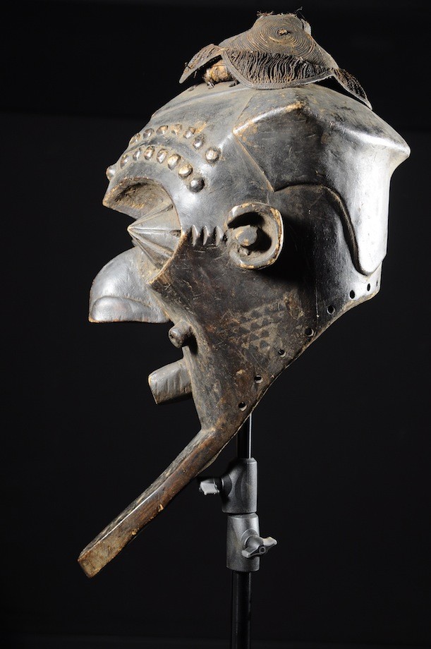 Masque Funeraire Inhuba Kabongo - Kuba / Kete - RDC Zaire