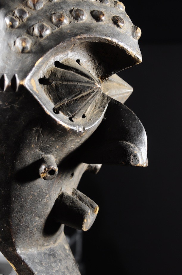 Masque Funeraire Inhuba Kabongo - Kuba / Kete - RDC Zaire