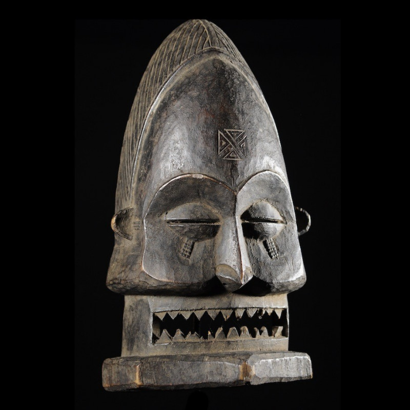 Masque rituel Cihongo - Chokwe / Tschokwe - Angola