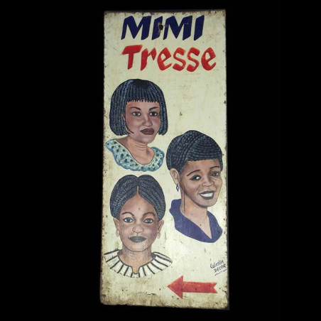 Panneau peint de coiffeur - Lome - Togo - Art populaire