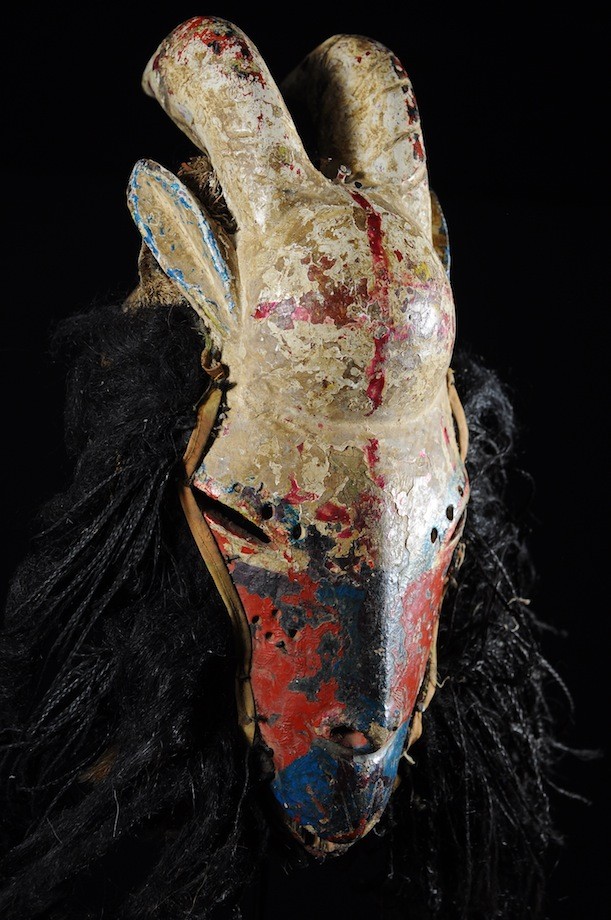 Masque Zoomorphe Chèvre - Wobe - Cote Ivoire