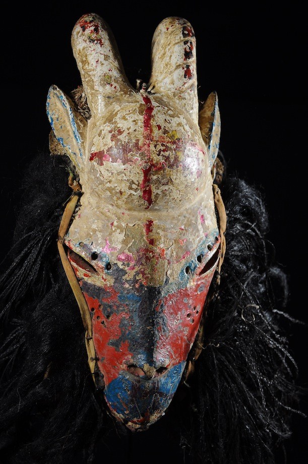 Masque Zoomorphe Chèvre - Wobe - Cote Ivoire
