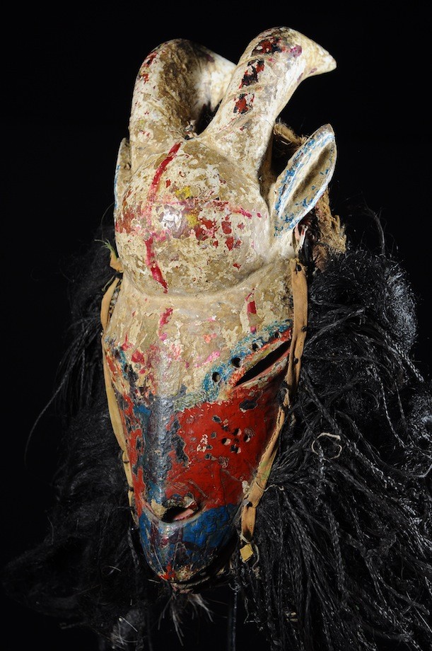 Masque Zoomorphe Chèvre - Wobe - Cote Ivoire