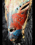 Masque Zoomorphe Chèvre - Wobe - Cote Ivoire