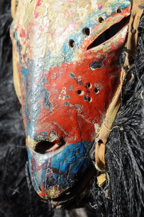 Masque Zoomorphe Chèvre - Wobe - Cote Ivoire